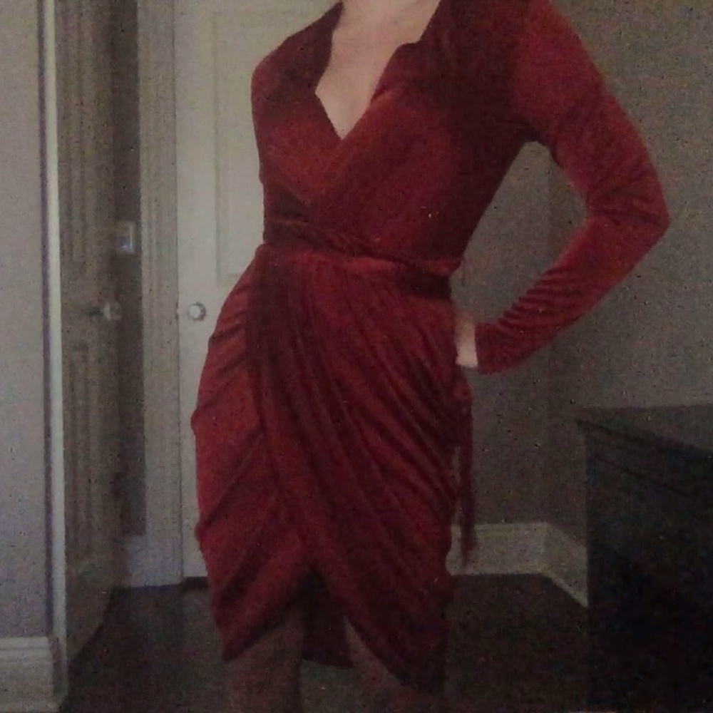 Altuzarra Red Tulip Dress
